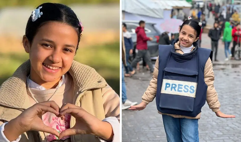Yaqeen Hammad, la influencer más joven de Gaza, falleció en un bombardeo israelí en Deir al-Balah a los 11 años. Foto: composición LR/yaqeen_hmad
