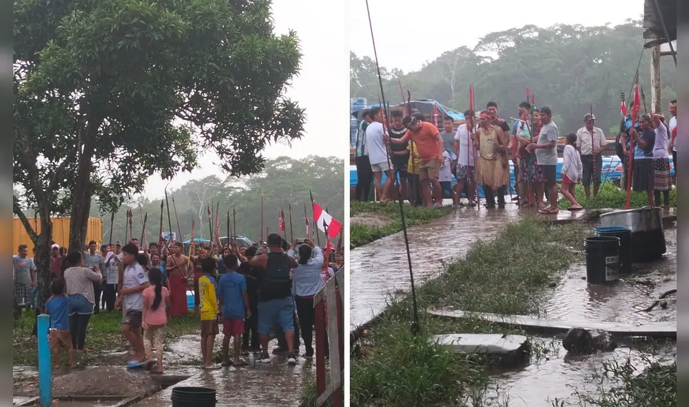 Loreto: barcazas que transportan petróleo son retenidas por indígenas. Foto: Yazmín Araujo/ La República Loreto: barcazas que transportan petróleo son retenidas por indígenas. Foto: Yazmín Araujo/ La República