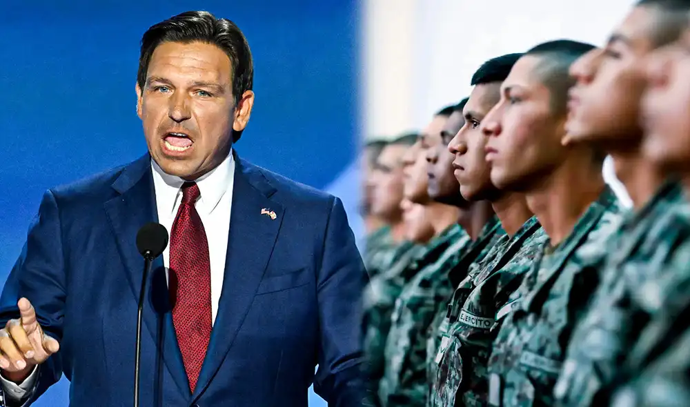 Ron DeSantis firma nueva ley que sancionaría por mentir en su historial en las Fuerzas Armadas.