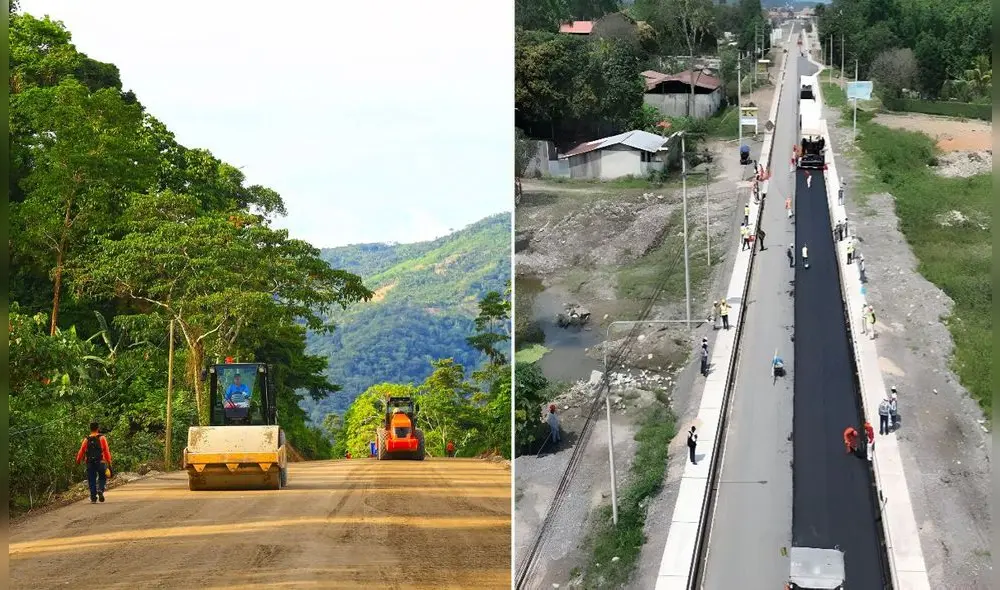 El megaproyecto que mejorará el tránsito vehicular en la región San Martín, en la Selva Peruana. Foto: Composición LR/MTC/CDN El megaproyecto que mejorará el tránsito vehicular en la región San Martín, en la Selva Peruana. Foto: Composición LR/MTC/CDN