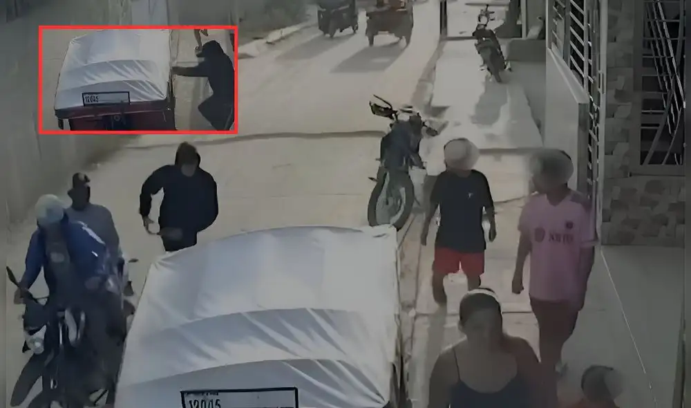 Los criminales acribillaron cruelmente a un mototaxista en Tumbes. Foto: Composición LR/Captura de pantalla de YouTube