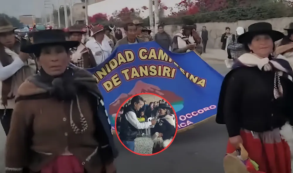 Productores intercambiaron diversos productos andinos como papa, chuño, entre otros. Foto: Composición LR/24 Horas.