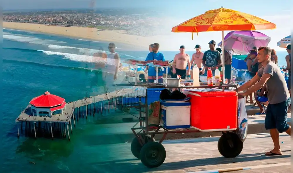 La ciudad de Huntington Beach, en California, multará con US$1.000 a los trabajadores inmigrantes ambulantes así tengan licencia.