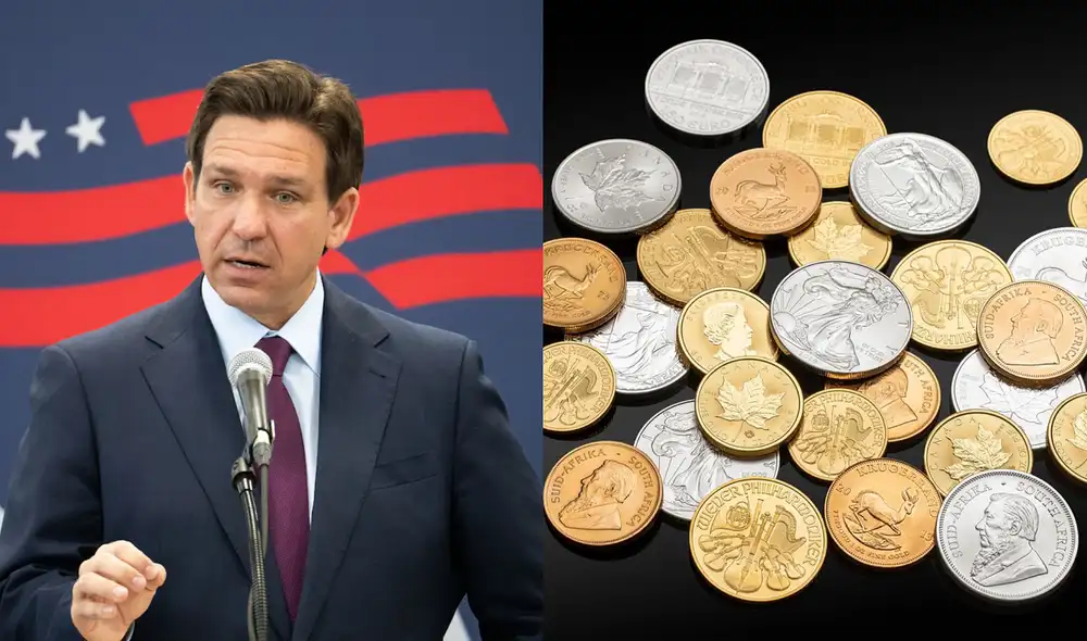 DeSantis promulgó la ley HB 999, estableciendo la moneda de oro y plata como pago.