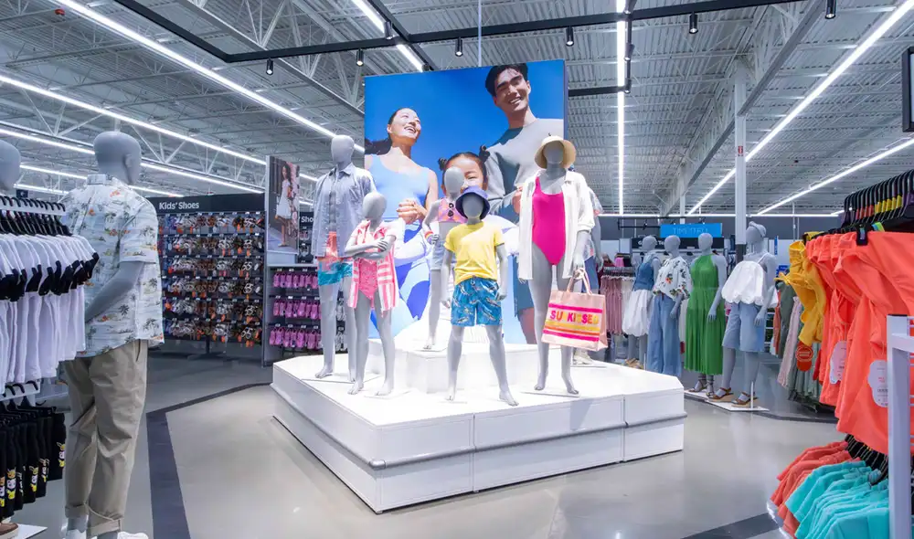 Walmart presentó su tienda futurista de última tecnología en Cypress, Texas.