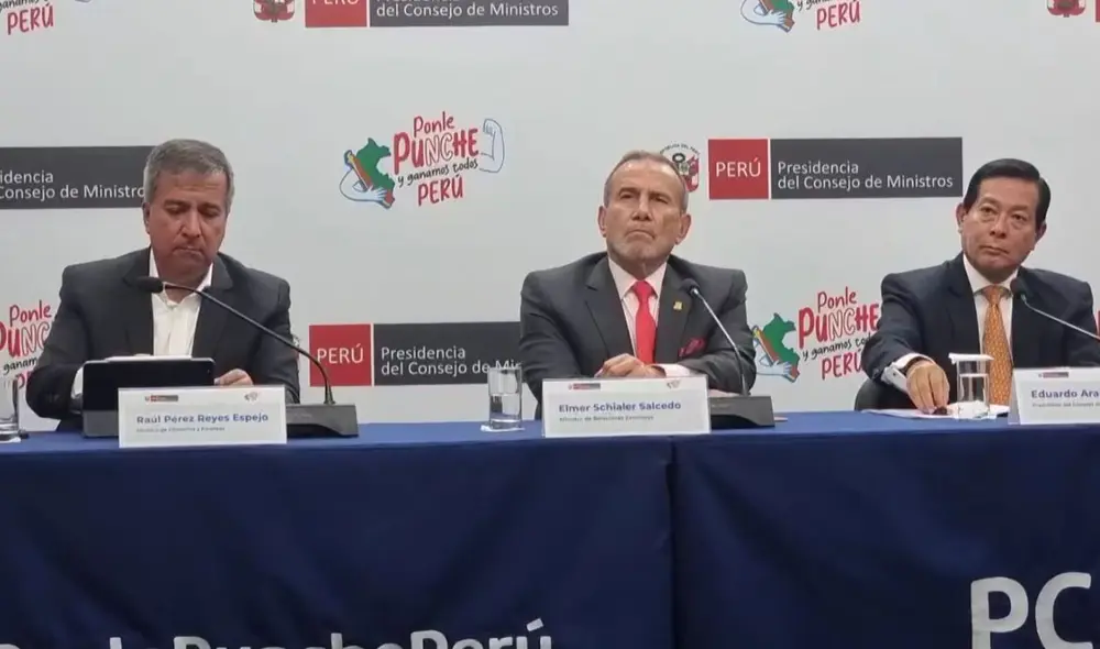 Franja de medios se discutió en la última conferencia de prensa de la PCM | Foto: LR.
