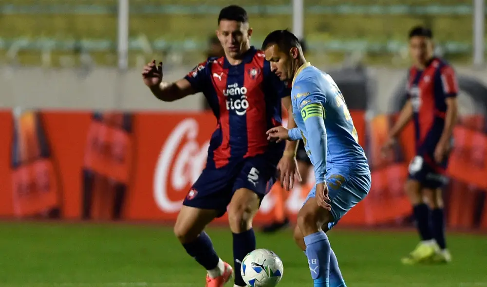 Bolívar aseguró su clasificación a la Copa Sudamericana con el triunfo ante Cerro Porteño. Foto: Libertadores
