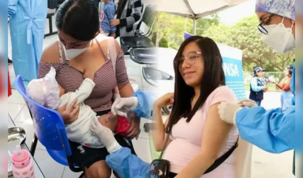 Las gestantes y los menores de edad son los grupos poblacionales más vulnerables. Foto: composición / Andina / LR