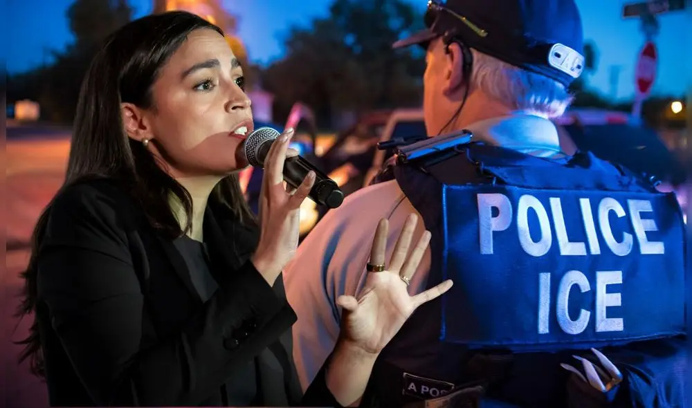 La congresista por Nueva York, Alexandria Ocasio-Cortez, viene recaudando fondos para eliminar el ICE en Estados Unidos.