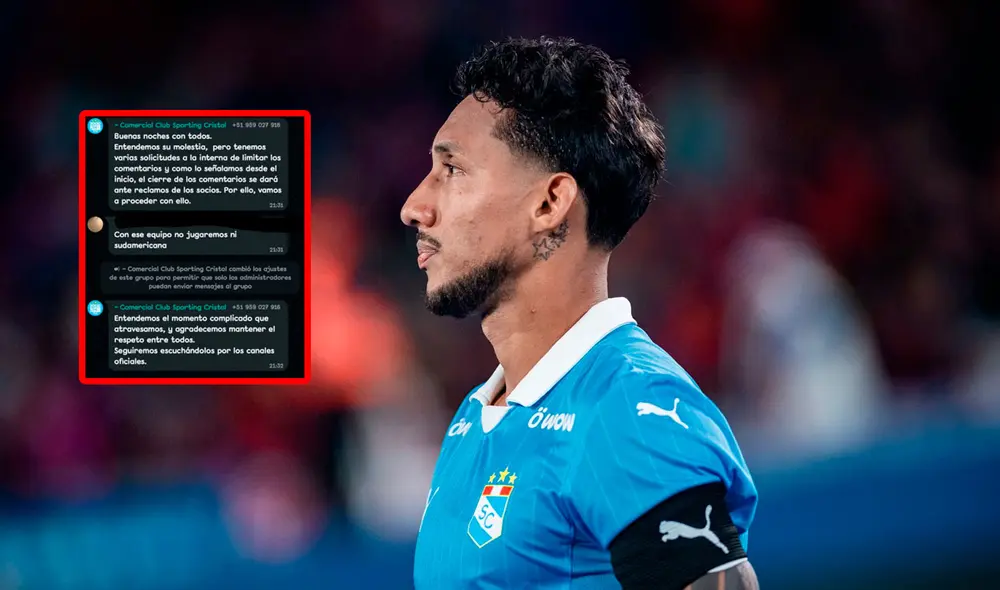 Sporting Cristal censuró a sus propios hinchas y cerró el chat que tenía con sus 'Socios PaSCión'. Foto: composición GLR