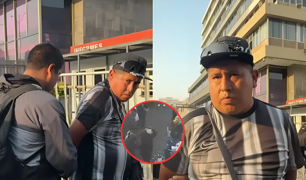 Detienen a presunto delincuente que atacaba a machetazos a comerciantes em Mesa Redonda. Foto: composición LR / captura Latina Noticias