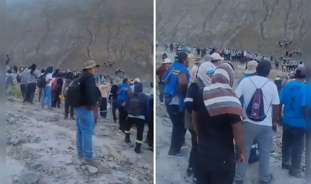 Enfrentamiento entre pobladores y mineros dejó nueve heridos. Foto: composición LR/ DCR Noticias Enfrentamiento entre pobladores y mineros dejó nueve heridos. Foto: composición LR/ DCR Noticias