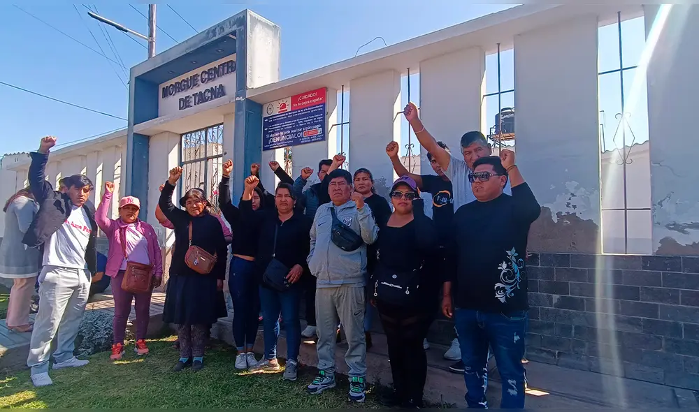 Familiares del abatido por el efectivo exigen justicia. Foto: Liz Ferrer, La República