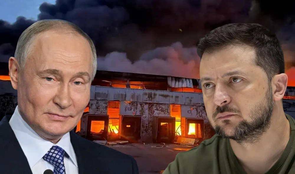 Volodímir Zelensky pide más presión contra el Kremlin y plantea un alto al fuego inmediato. Foto: composición LR