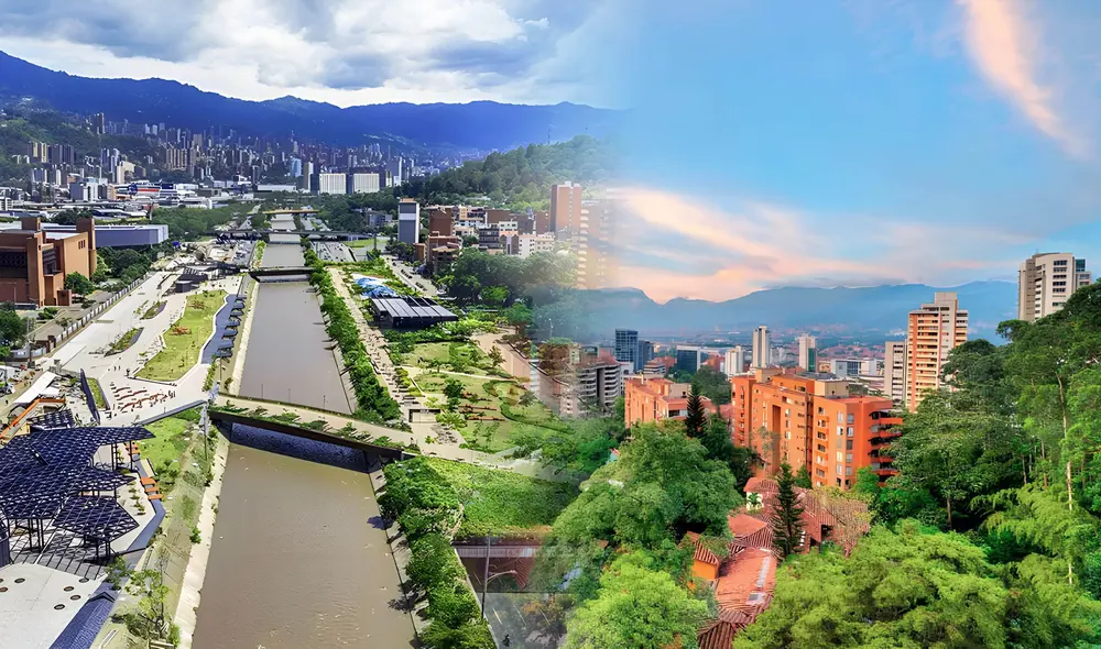 Medellín ha sido reconocida como la ciudad más verde del mundo, superando a metrópolis como Río de Janeiro y Sídney, según un ranking de Time Out. Foto: Mayorca/GreenMe