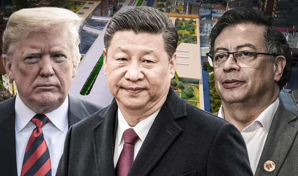 China ofrece a Colombia un préstamo de hasta US$35.000 millones para proyectos de infraestructura, en respuesta a la posible restricción de Trump. Foto: composición LR/AFP China ofrece a Colombia un préstamo de hasta US$35.000 millones para proyectos de infraestructura, en respuesta a la posible restricción de Trump. Foto: composición LR/AFP