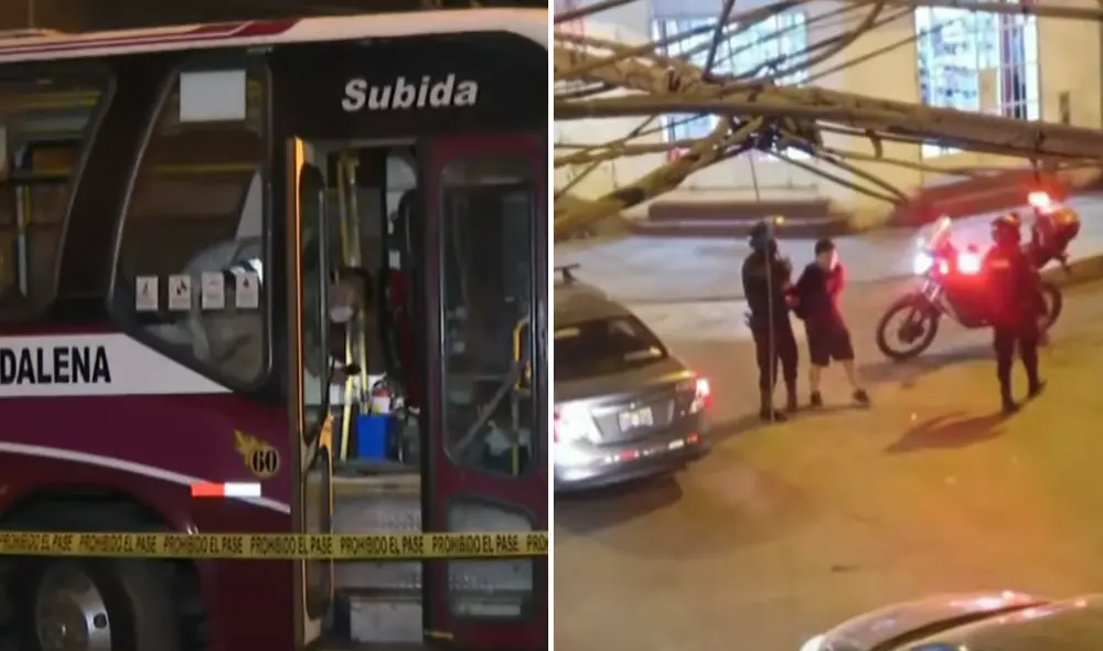 Sicarios asesinan a conductor de bus ETUSA en SJL. Foto: Composición LR