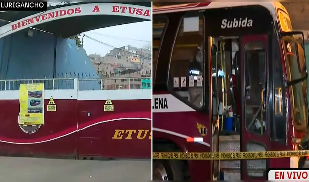 Conductores de buses de la Línea 52 de Etusa piden que las autoridades garanticen su seguridad tras asesinato en SJL. Foto: composición LR/LatinaTV