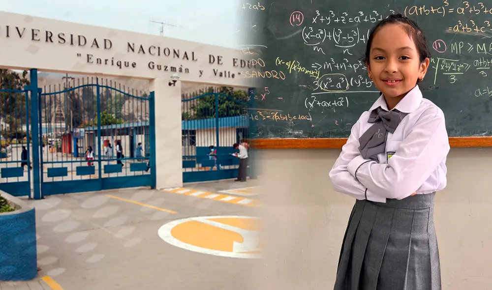 La pequeña niña genio no solo destaca en el aspecto académico, sino también en natación, marinera y baile. Foto: Composición LR La pequeña niña genio no solo destaca en el aspecto académico, sino también en natación, marinera y baile. Foto: Composición LR