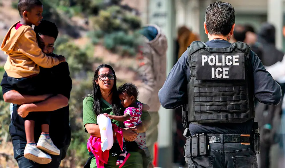 Familia inmigrante detenida en redada sorpresa de ICE fuera de tribunales en Colorado.