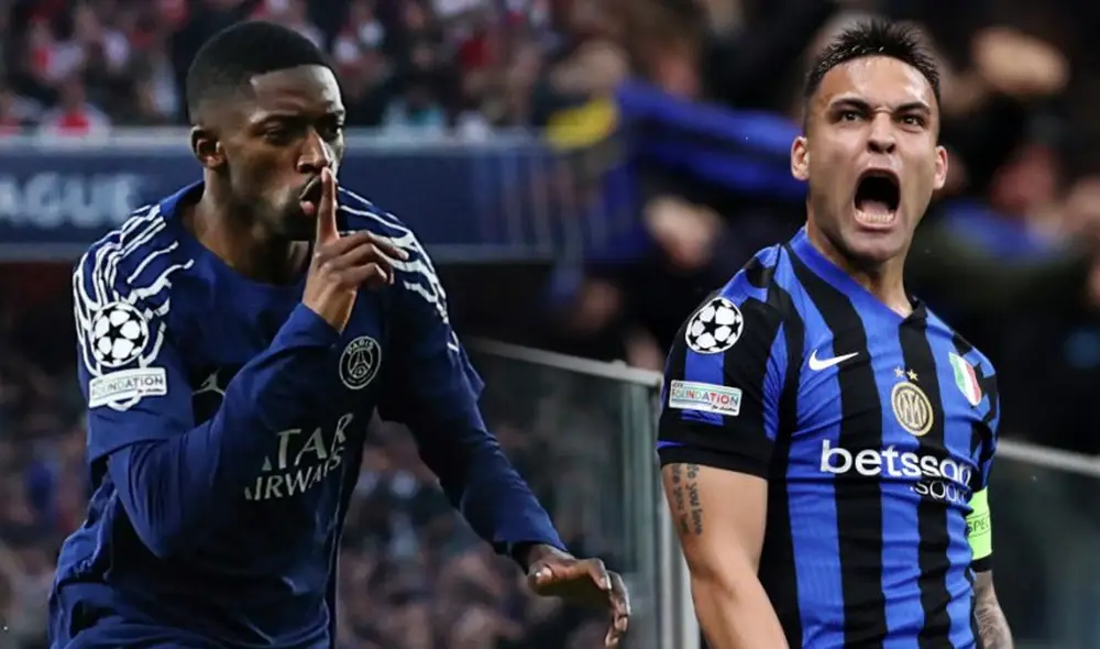 PSG viene de eliminar al Arsenal, mientras que el Inter se impuso sobre el Barcelona. Foto: composición LR/AFP/Inter