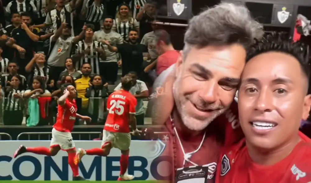 ¡Fiesta total en los camerinos! Christian Cueva celebra a lo grande tras la clasificación de Cienciano en la Copa Sudamericana: "¡Quiero beber hasta morir!". Foto: composición LR/CapturaCrhistianCueva.