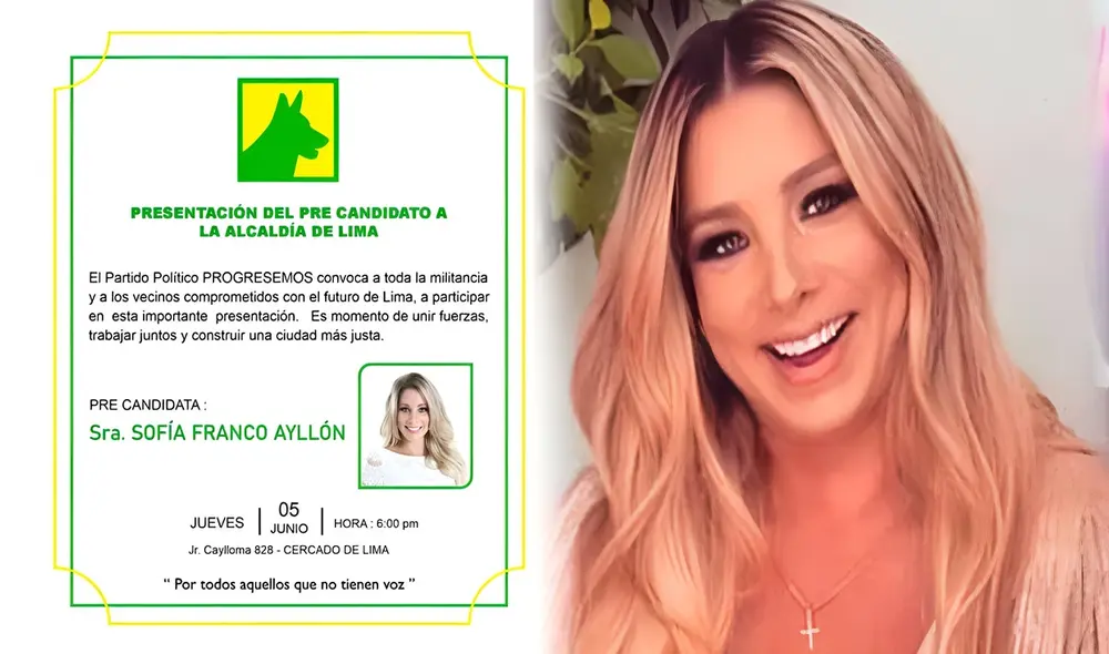 Ric La Torre calificó la candidatura de Sofía Franco como un ‘chiste’. Foto: composición LR/ TikTok/ @riclatorrez