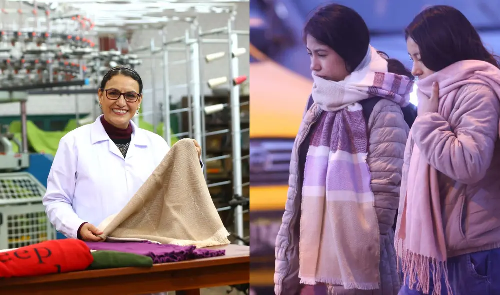 La ingeniera de la UNI Carmen Uribe Valenzuela reveló cuál es el tipo de material más adecuado para protegerse del frío. Foto: Composición LR/ Andina