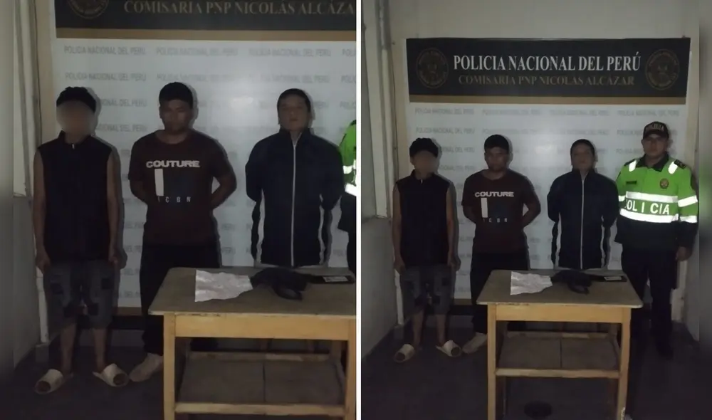 Menor de 15 años detenido por presuntamente integrar peligrosa banda de extorsionadores. Foto: PNP