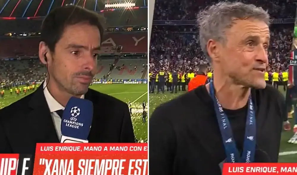 Luis Enrique salió campeón de la Champions League con el Barcelona, cuando su hija estaba viva. Foto: composición LR/captura de ESPN Luis Enrique salió campeón de la Champions League con el Barcelona, cuando su hija estaba viva. Foto: composición LR/captura de ESPN