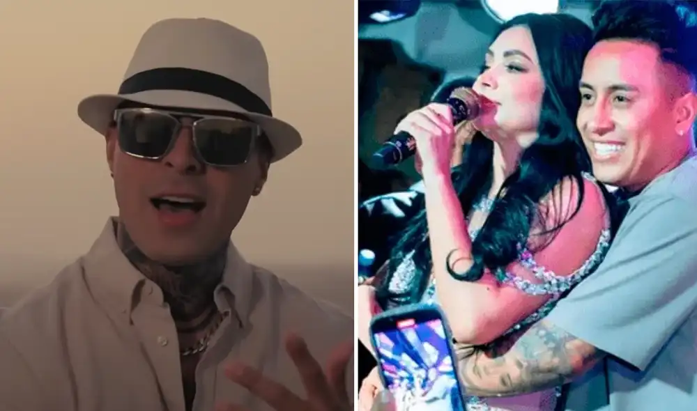 Paul Michael enciende las redes tras mencionar a Pamela Franco y Christian Cueva en su nueva canción 'Cantinero'. Foto: Composición LR/captura Youtube/Difusión