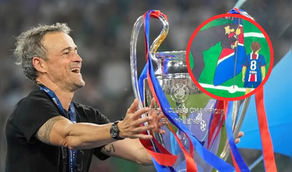 El DT comentó que tiene un bonito recuerdo con su hija cuando campeonó con el Barcelona y le acompaño su hija.