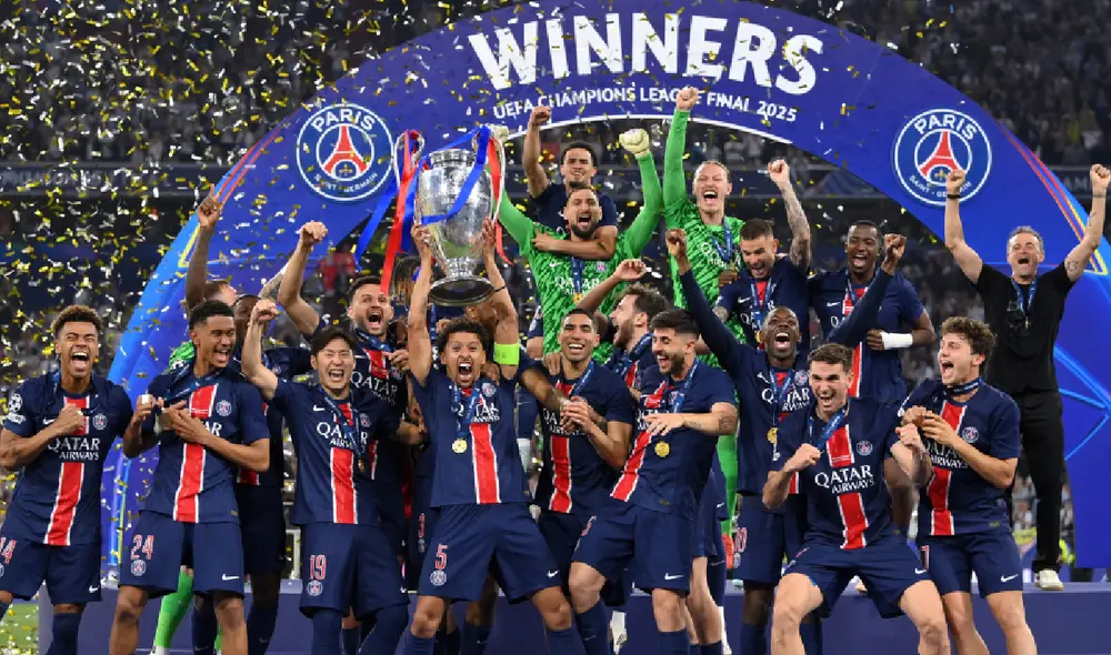 PSG conquistó su primera Champions League.
