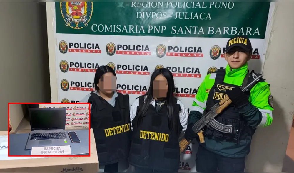 Féminas pertenecen a la banda ´Las Estudiosas´, según la Policía. Foto: Composición LR/PNP