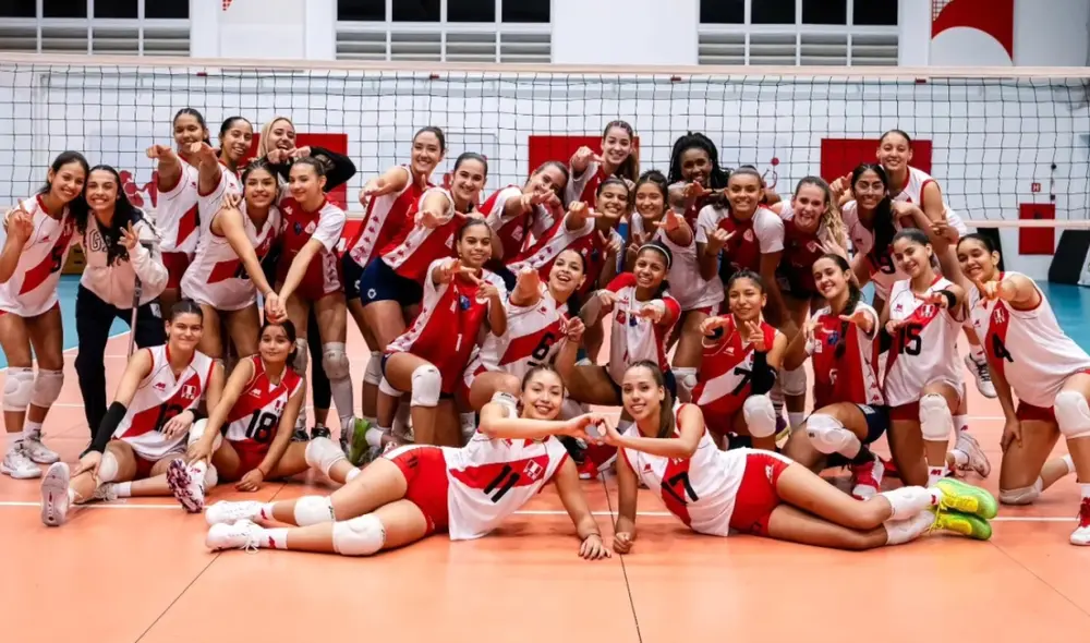 La Selección Peruana de Vóley Sub-19 reveló a sus jugadoras para el Mundial de Vóley Femenino. Foto: FPVPE