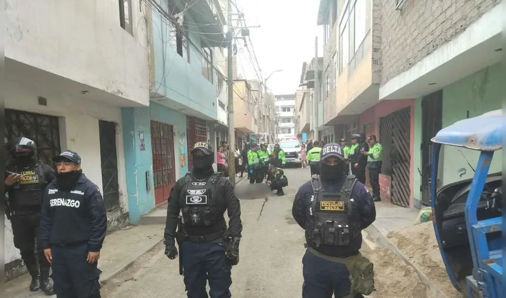 Hombre es acribillado por delincuente en SJL. Foto: Composición LR
