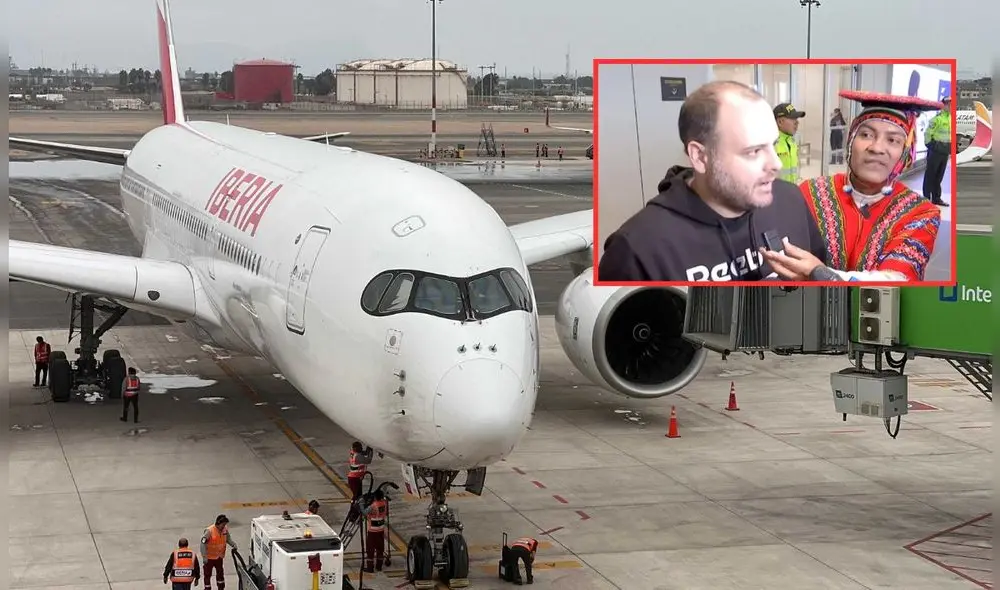 Piloto extranjero aborda primer vuelo rumbo hacia la ciudad de Madrid. Foto: Composición LR/LAP/CDN