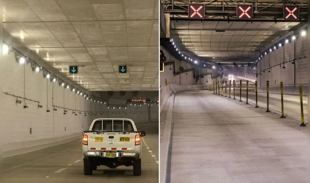 Este túnel alivia el tráfico en diversos tramos de la capital peruana. Foto: Composición LR/CDN/Lima Expresa