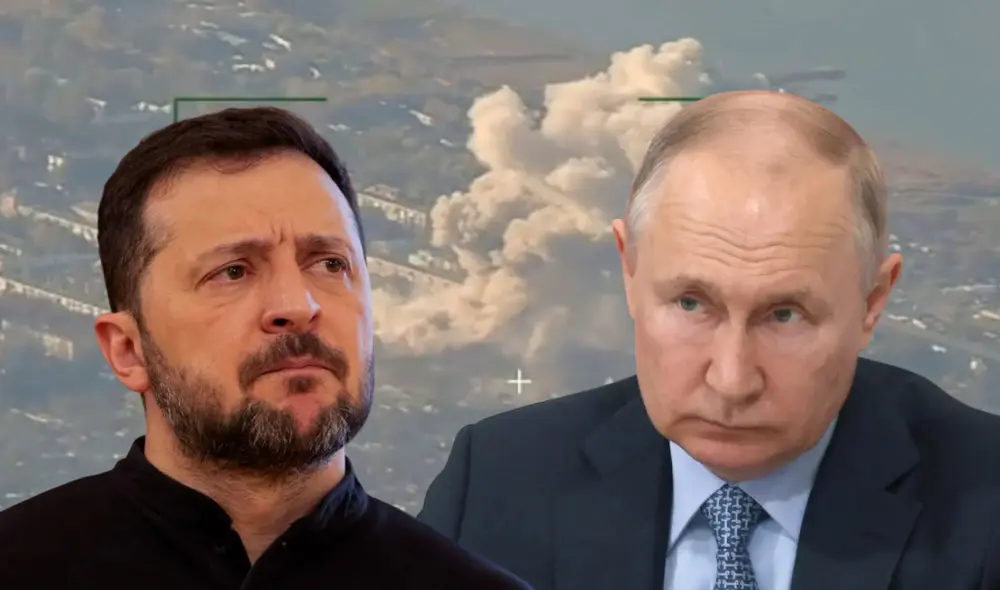 Los ataques entre Ucrania y Rusia no han cesado pese a las negociaciones. Foto: composición LR Los ataques entre Ucrania y Rusia no han cesado pese a las negociaciones. Foto: composición LR