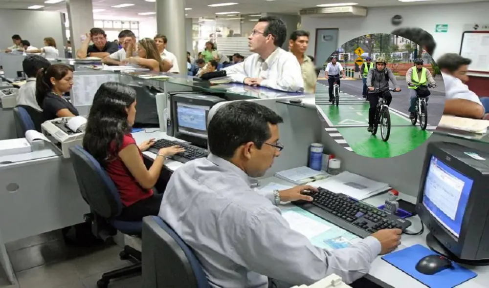 Trabajadores del sector público en Perú tienen un día libre adicional si usan la bicicleta como medio de transporte. Trabajadores del sector público en Perú tienen un día libre adicional si usan la bicicleta como medio de transporte.