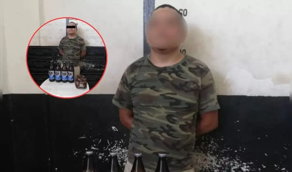 Hombre es detenido por comprar 4 cervezas durante Ley Seca. Hombre es detenido por comprar 4 cervezas durante Ley Seca.