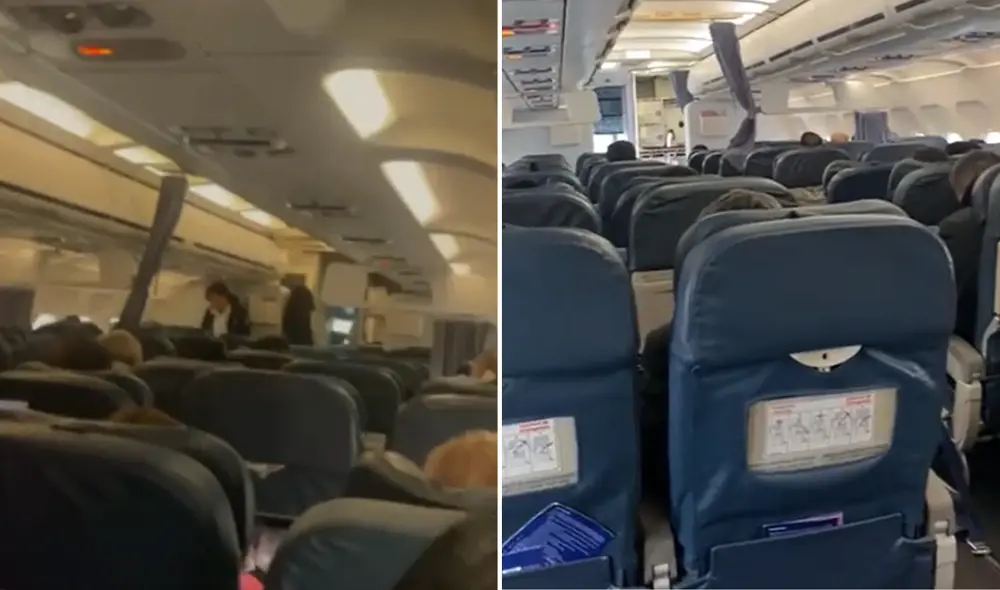 Personas denuncian que se han quedado varadas dentro de aviones. Foto: composición LR / captura RPP Personas denuncian que se han quedado varadas dentro de aviones. Foto: composición LR / captura RPP