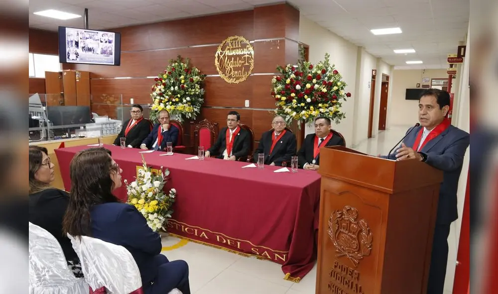 Durante el evento, se realizó una ceremonia eucarística donde jueces y servidores agradecieron por los logros.