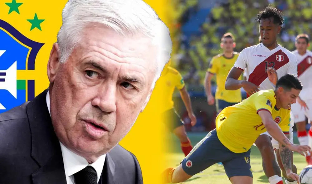 Ancelotti debuta con Brasil y Colombia se juega una final ante Perú. Composición: Lr/ESPN