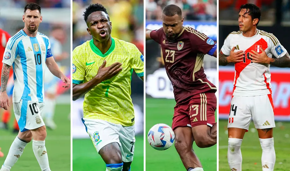 Solo restan 4 fechas para el final de las eliminatorias sudamericanas al Mundial 2026. Foto: composición de LR/AFP