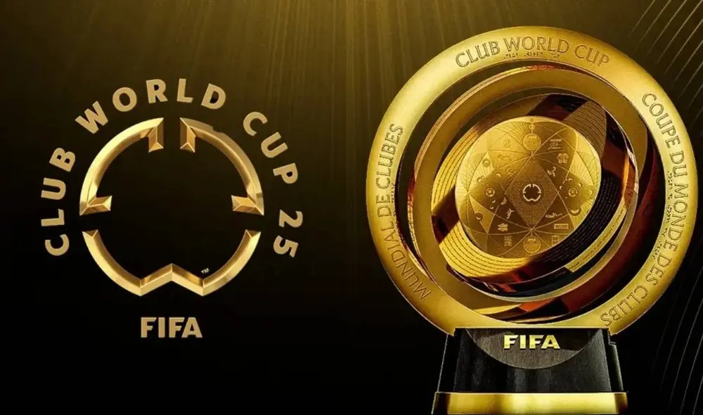 Así luce la majestuosa copa del Mundial de Clubes 2025. Foto: ESPN Así luce la majestuosa copa del Mundial de Clubes 2025. Foto: ESPN