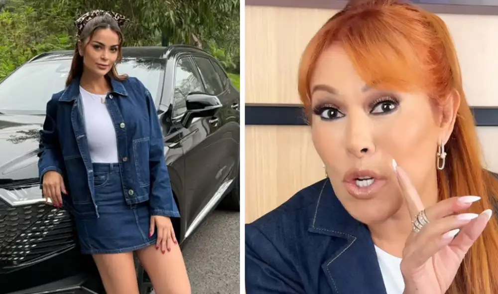 Magaly Medina aclara que no es amiga de Laura Spoya. Foto: Composición LR/ Archivo GLR