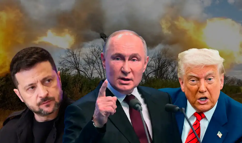 Rusia mantiene su posición de evitar el encuentro con lideres de EE.UU., Rusia y Ucrania a fin de concluir el conflicto Ucraniano-Ruso. Foto: EFE / Composición LR Rusia mantiene su posición de evitar el encuentro con lideres de EE.UU., Rusia y Ucrania a fin de concluir el conflicto Ucraniano-Ruso. Foto: EFE / Composición LR