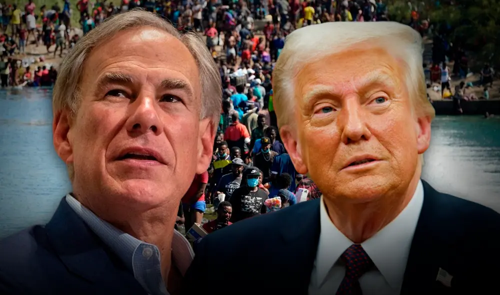 Donald Trump y Greg Abbott preparan nueva medida para inmigrantes en Texas.