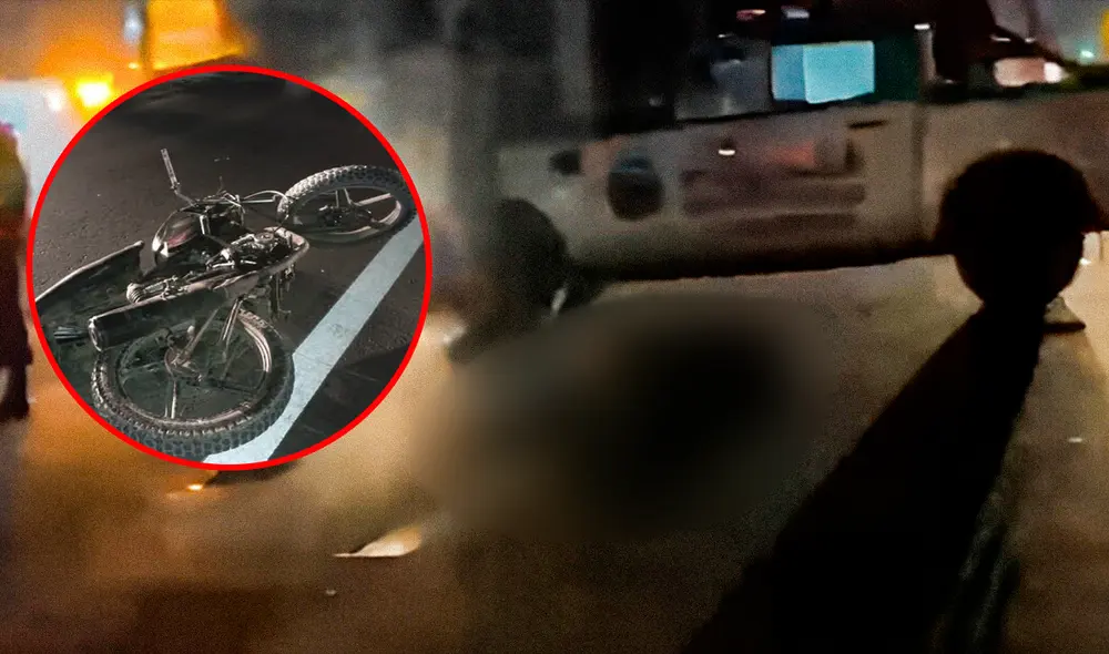 Tragedia en la Panamericana Sur. Composición: Jazmín Ceras / LR Tragedia en la Panamericana Sur. Composición: Jazmín Ceras / LR